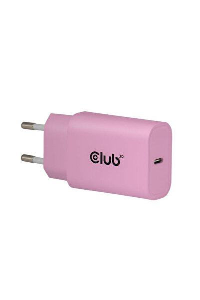 Other Φορτιστής Club3D Χωρίς Καλώδιο με Θύρα USB-C, Παροχή Ισχύος 30W, Ροζ (C...