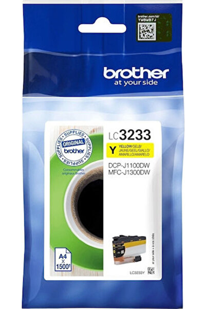 Brother LC-3233 Γνήσιο Μελάνι Εκτυπωτή InkJet Κίτρινο (LC-3233Y)
