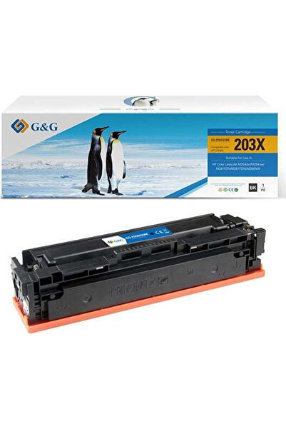 G&G Συμβατό Φυσίγγιο Τόνερ HP CF540X NT-PH203XBK HP 203X Μαύρο 3200 Σελίδες Υ...