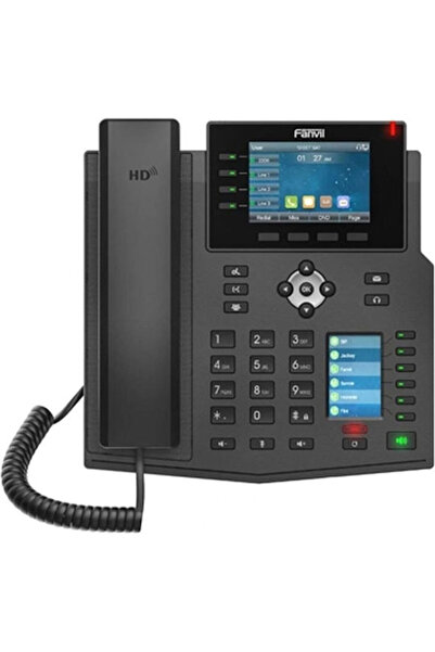 Fanvil Σταθερό Τηλέφωνο IP X5U Ενσύρματο Μαύρο