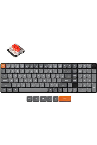 Keychron K17M H1 Ασύρματο Μηχανικό Πληκτρολόγιο Gaming 96% με διακόπτες Gater...