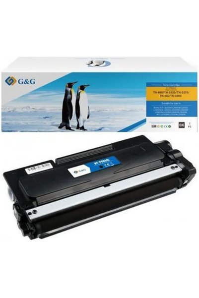 G&G Συμβατό τόνερ για εκτυπωτή λέιζερ Brother TN-2320 2600 σελίδες Μαύρο Υψηλ...