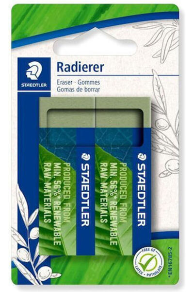 Staedtler Radierer 526 80 Ματ 56% Bk2 Γόμα 2 Τεμάχια