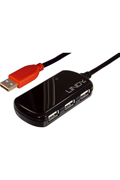 LİNDY Διανομέας USB 4 Θυρών USB 2.0 με σύνδεση USB-A Κωδικός: 42783