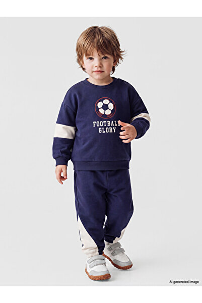LC Waikiki Sparkling Choices Printed Baby Boy Tracksuit Set from Shining Store