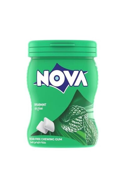 Generic Nova Sugar Free Chewing Gum Jar with Mint Flavor, 50 Pieces, 70g