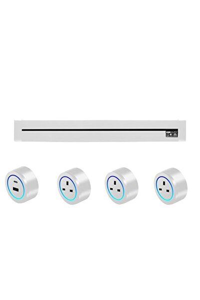 GENERAL Track Outlet, Removable Electrical Outlet Track System, Wall Mount Po...