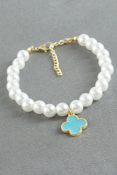 Mercansa Flower Pearl Bracelet