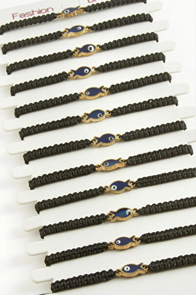Mercansa Fish Macrame Braided Bracelet