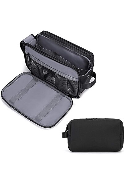 Tazweeq Toiletry Bag for Men, Travel Toiletry Organizer Dopp Kit Water-resist...