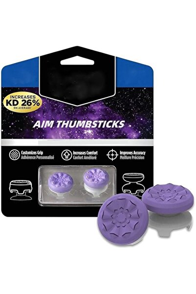 Bukela Cosmic Purple Thumbstick Covers 1 High Rise 1 Mid Rise Performance Gri...
