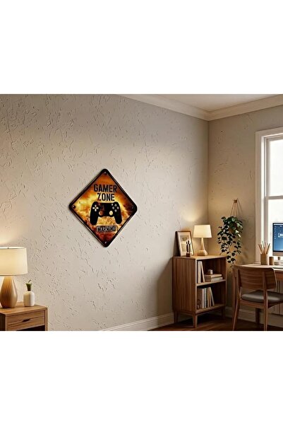 Generic SouqHive Gamer Zone door sign sticker wall art boys room gaming decor...