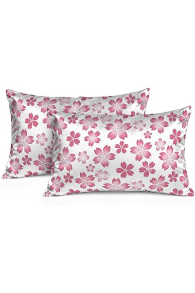 Generic Pillow Cases Pale Pink Flower Spring Anti Wrinkle Satin Pillowcase Be...