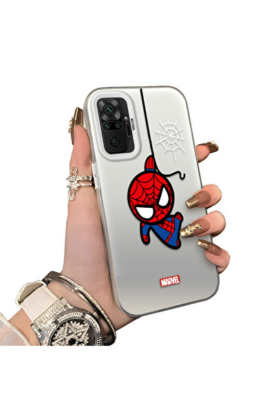 Hontinga Redmi Note 10 Pro Uyumlu Silikon Kenar Sert Arka Kılıf Couple Telefo...