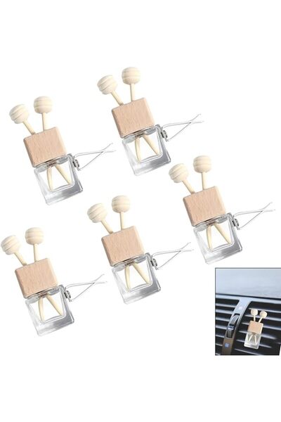 BOBOZHONG Pack of 5 8 ml Car Air Freshener Perfume Clip Diffuser, Car Air Fre...
