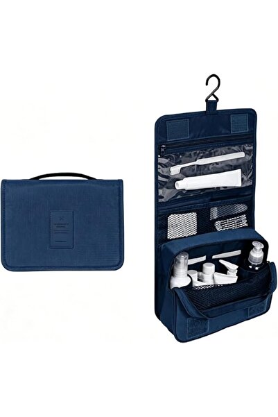 ANYUAN Flat Hanging Makeup Organizer, Waterproof Oxford Cloth Toiletry Bag, L...