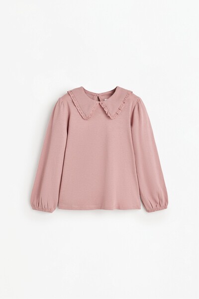 LEFTIES Bebe yaka t-shirt