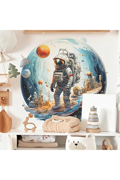Aputue Astronaut Wall Stickers, Removable Peel and Stick Vinyl Decals, Large ...