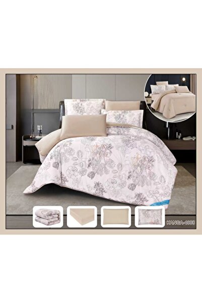 Aram Home Summer 4-Piece Elegant Decorative Pattern Classic Double-Sided Jacq...