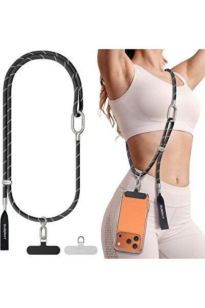 SURPHY 7 MM Adjustable Crossbody Phone Lanyard | Cell Phone Strap With Phone ...