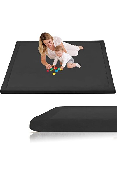 GENERAL 3CM Thick Coral Velvet Baby Play Mat 80 x 150 cm Brown Baby Crawling ...