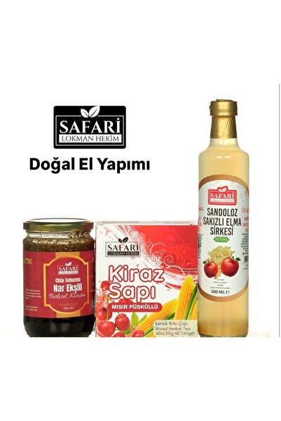 Safari lokman hekim NAR EKŞİLİ ÜÇLÜ SET