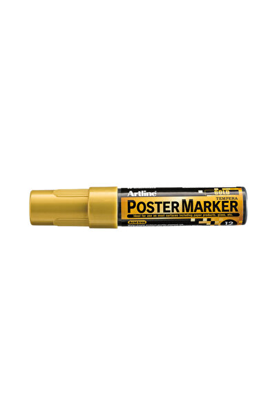 artline Poster Marker, Plastic Body, Beveled Tip 12Mm - Gilded, 12 mm