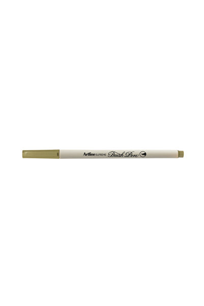artline Carioca Supreme Brush Pen, Varf Flexibil (Tip Pensula) - Verde Masliniu