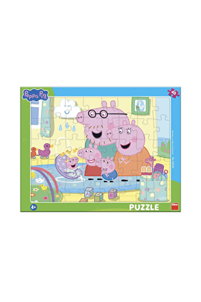 Dino Peppa Pig Puzzle s rámem - Hra pro sourozence (40 dílků) Dino, Vícebarev...