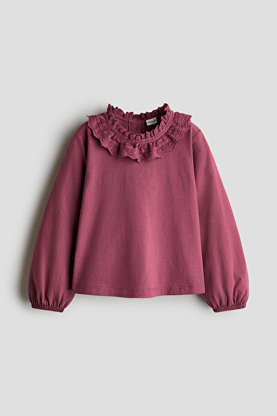 H&M Yakalı ve Pamuklu Bluz