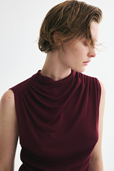 H&M Drapeli Triko Üst