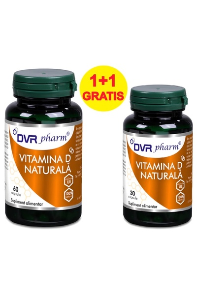 DVR Pharm Pachet Vitamina D organica 60+30cps