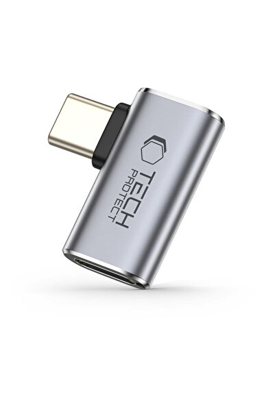 Tech-Protect Ultraboost Μετατροπέας USB-C male σε USB-C female Γκρι 1τμχ