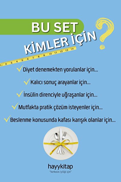 hayykitap Kalıcı Kilo Verme ve Zayıflama Seti (5 Kitap) 30 Günde 10 Yıl - Taş Devri Diyeti - Beden Aklıyla Zayıfla - Naturel Zayıflama - Sağlıklı Atıştır