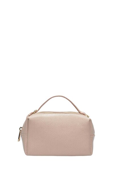 SimpleFind Isabella Rhea Geanta piele -Gina-Roz pudra,Geanta de mana piele na...