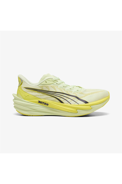 Puma Deviate Nitro 4 Erkek Gri Koşu Ayakkabısı