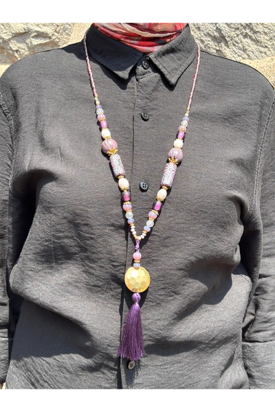 Bozhi Handmade Necklace Beads Business Woman Style Gift for Special Occasions