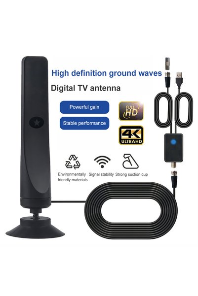 Choice7 ALLOYSEED Antenna Booster 4K/1080P HD Digital TV Antenna Magnetic Bas...
