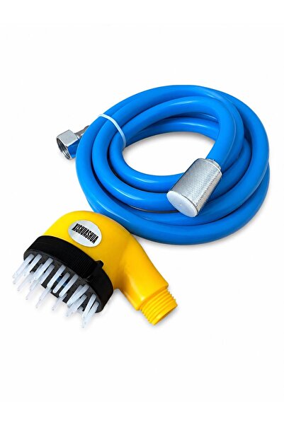 DDA Pet Washing Brush with Hose and Water Spray – Ideal for Dogs and Pets