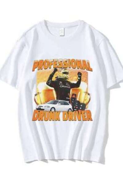 23ERVA Funny Professional Drunk Driver T-Shirt For Men And Women, Fashionable...