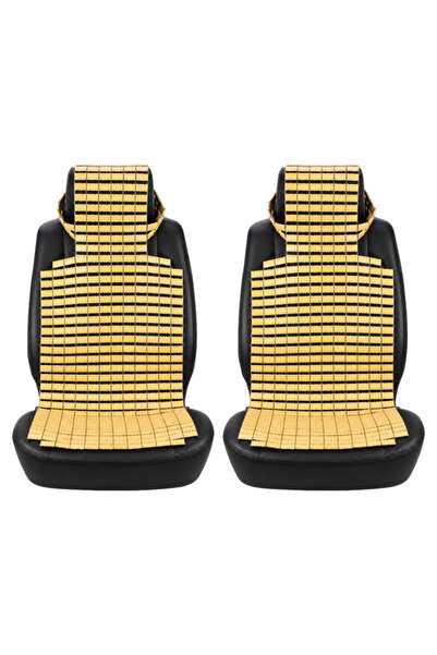 AGC Combo 2PCS Wooden Beaded Car Seat Cushion with Back Massage, Cooling Airf...