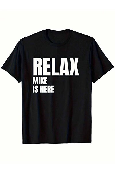 NOURAM تي شيرت رجالي بتصميم Relax Is Here - قطن 100%، قصة واسعة ومريحة، طباعة...