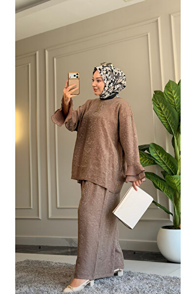 Suede Style 6579 - Stylish and Comfortable Olivia Jacquard Soft Viscose Fabri...
