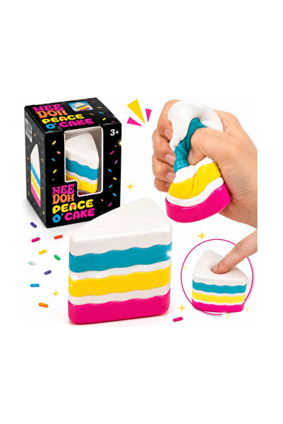 JML Jucărie Squishy Felie de Tort, 7.5×5×4.5cm Antistres, Super Moale și Elas...