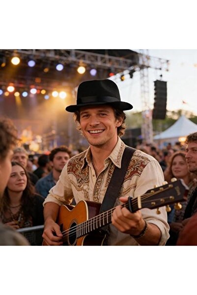 STARSTAR Two elegant unisex fedoras: a classic bowler hat and stylish fedora