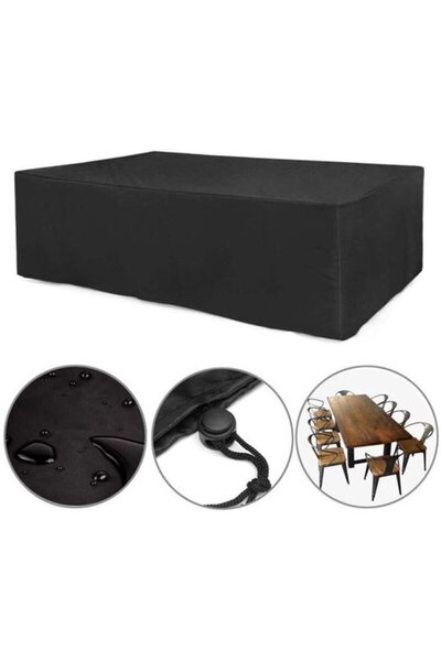 STARSTAR Garden Furniture Cover - Oxford Cloth 213 x 132 74 cm Black