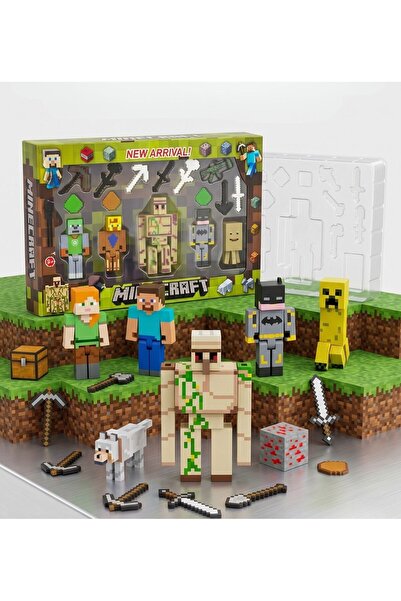 Heribom MineCraft 16 Parçalı Figür Oyun Seti