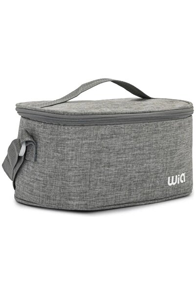 tüftürük Gray Polyester Thermal Insulated Lunch Bag Carry Bag for Meals and D...