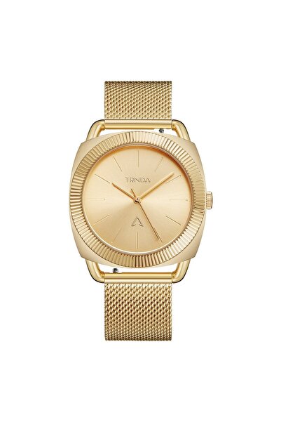 TRNDA Women's Gold Stainless Steel Watch, Gold Dial | Trnda-001