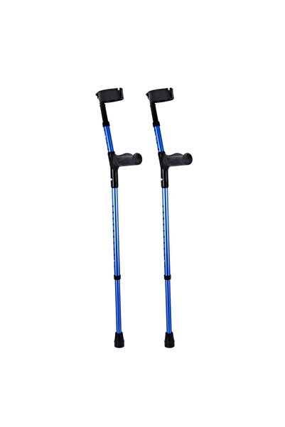 VEVOR Set 2 carje din aluminiu pentru antebrat, Inaltime reglabila 795-1125 mm